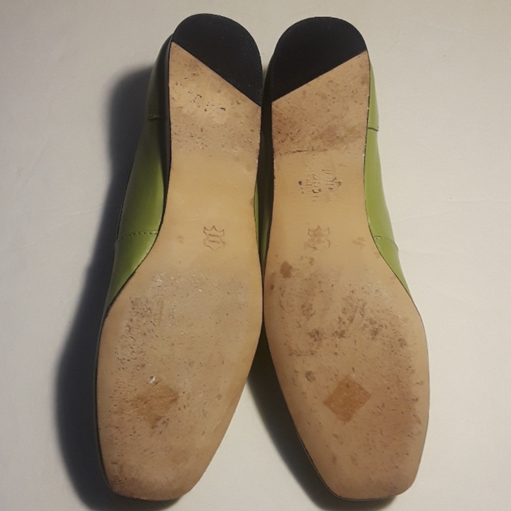 Size 7 S. Array Fredom Square Toe Leather Loafers. - image 5